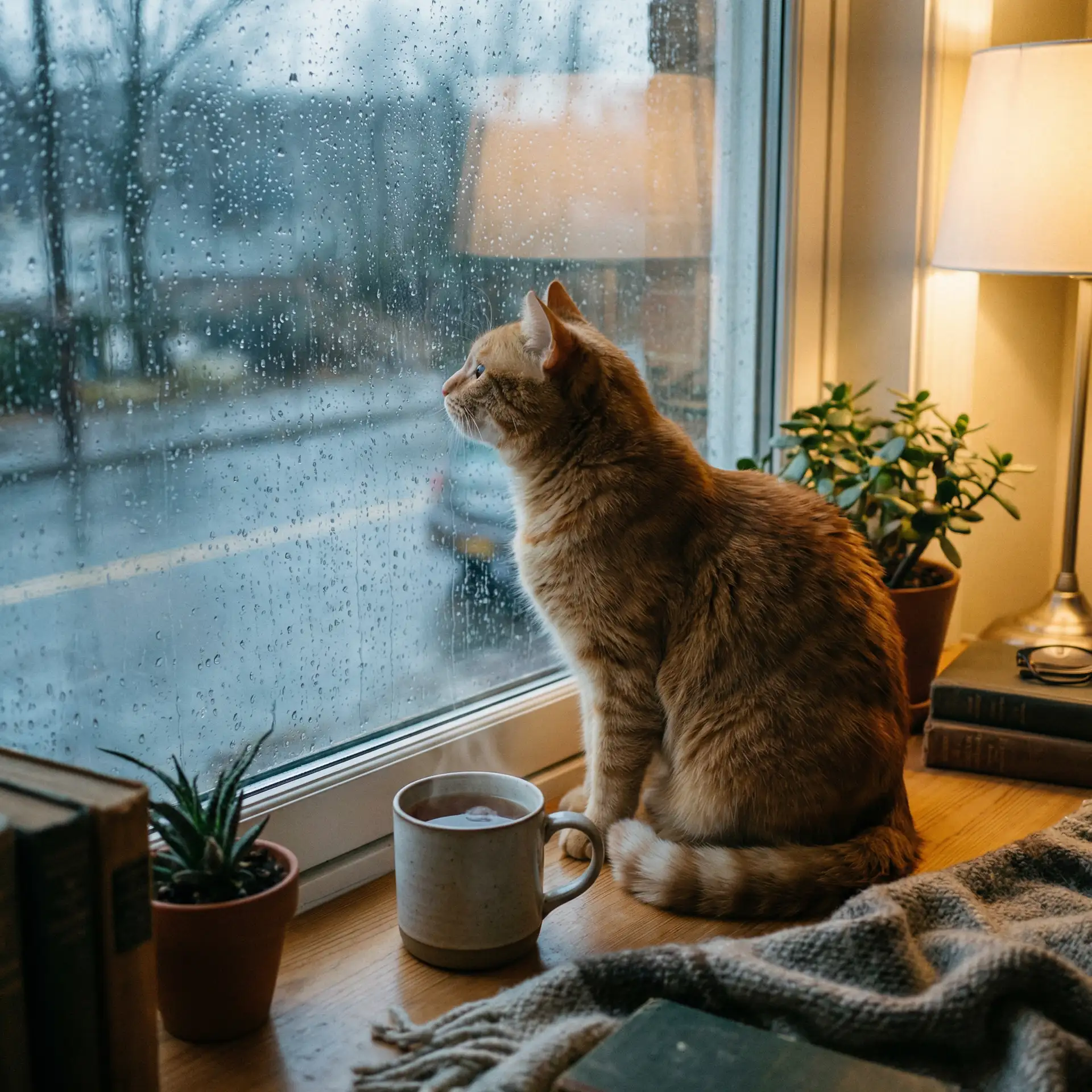 猫咪望着窗外的雨 - real电影完整版百度云